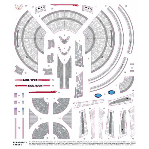 Polar Lights Star Trek Discovery NCC-1701 USS Enterprise 1/2500 Scale Plastic Model POL971