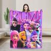 Huntrix HUNTRX Rumi Kpop Demon Hunters Blankets Пушистый, потрясающий, теплый плед для дома на зиму