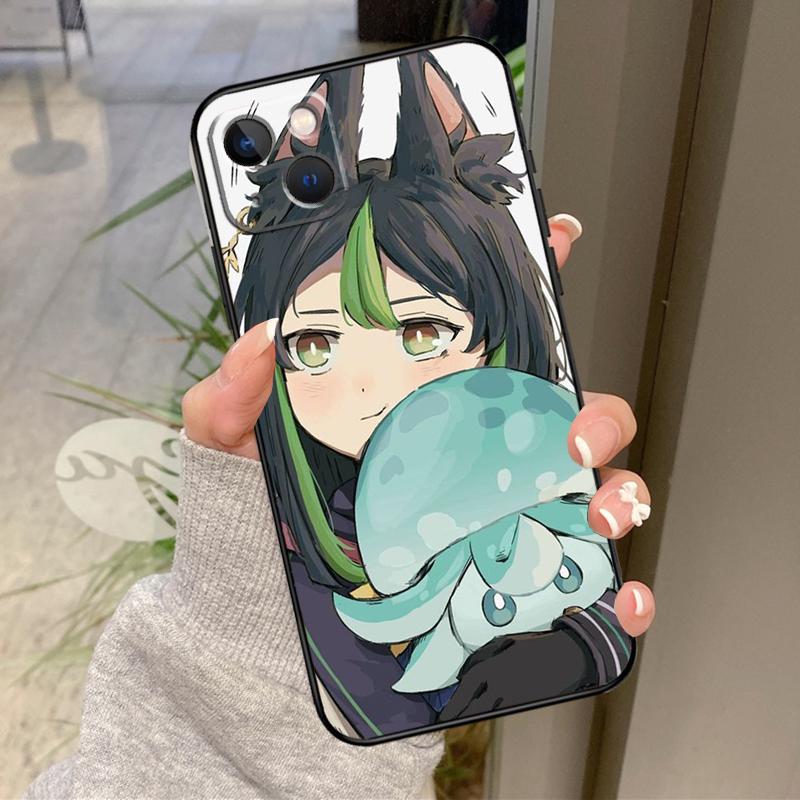 Чехол Genshin Impact Тигнари для iPhone 17 Air 16 15 14 13 11 12 Pro Max Plus 12 13 Mini 16e 17 Pro Max Задняя крышка