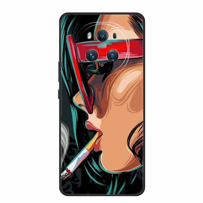 Чехол для Honor Magic6 Pro Животные ТПУ Силикон Мягкие Чехлы для Телефона Задняя Крышка для Huawei Honor Magic 6 Pro Волк Ударопрочный funda