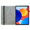 Для Xiaomi Redmi Pad SE 4G 8,7 дюйма Кожаный чехол с принтом и подставкой, Чехол для планшета со слотами для карт