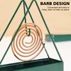 Iron Mosquito Coil Holder Incense Holders Triangular Mosquito Burner Frame Modern Repellent Incense Racks For Household Bedrooms