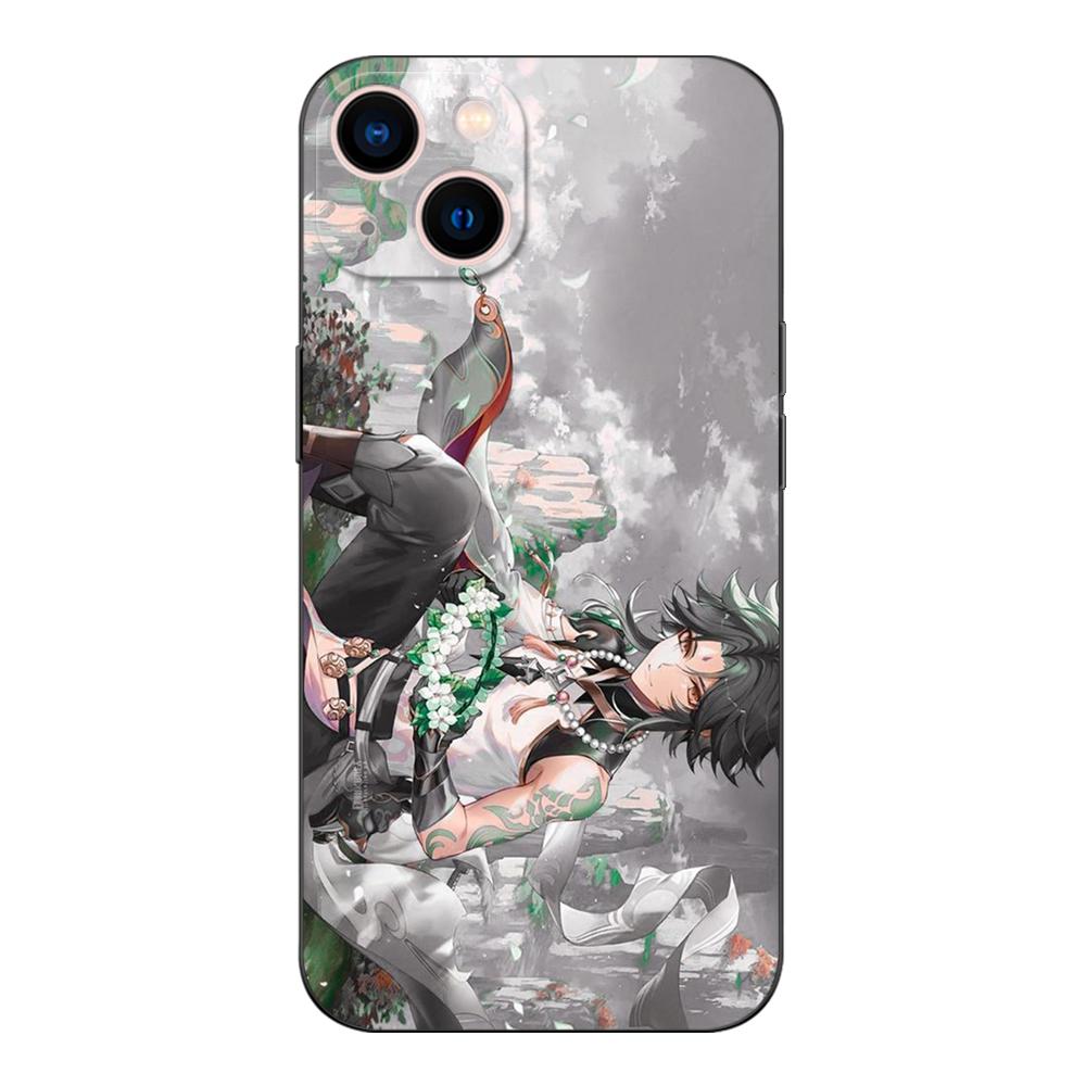 Черный чехол TPU для oneplus 8 pro 8t 9 9R Nord 2 ce N10 N100 N200 4G 5G impact Xiao Genshin