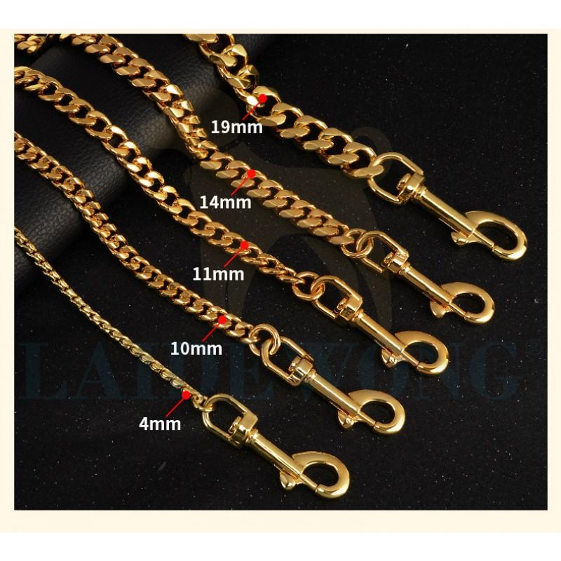 Heavy Duty Stainless Steel Dog Leash Chain 14mm Width Pitbull Bulldog Large Breeds