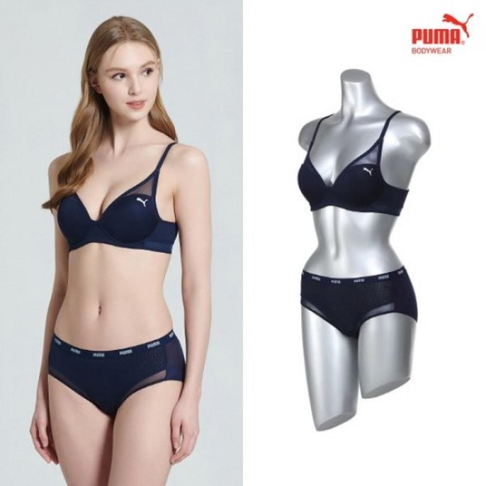 Puma Bodywear Puma February Women S Daily Full Cover Up Bra pantieS 2 typeS Navy