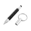 Подарок Портативный Уровень Сенсорный Экран Маленькая Линейка Сенсорная Ручка Брелок Ручка Стилус Инструмент Ручка Многофункциональная Шариковая Ручка