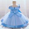Зимняя одежда для новорожденных, платье на крестины для маленьких девочек, вечерние свадебные платья, платье принцессы для дня рождения для девочек 2, 1 года