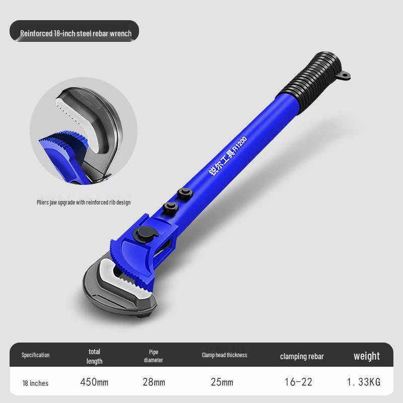 Универсальный динамометрический ключ для арматуры и инструмент для соединительных гильз