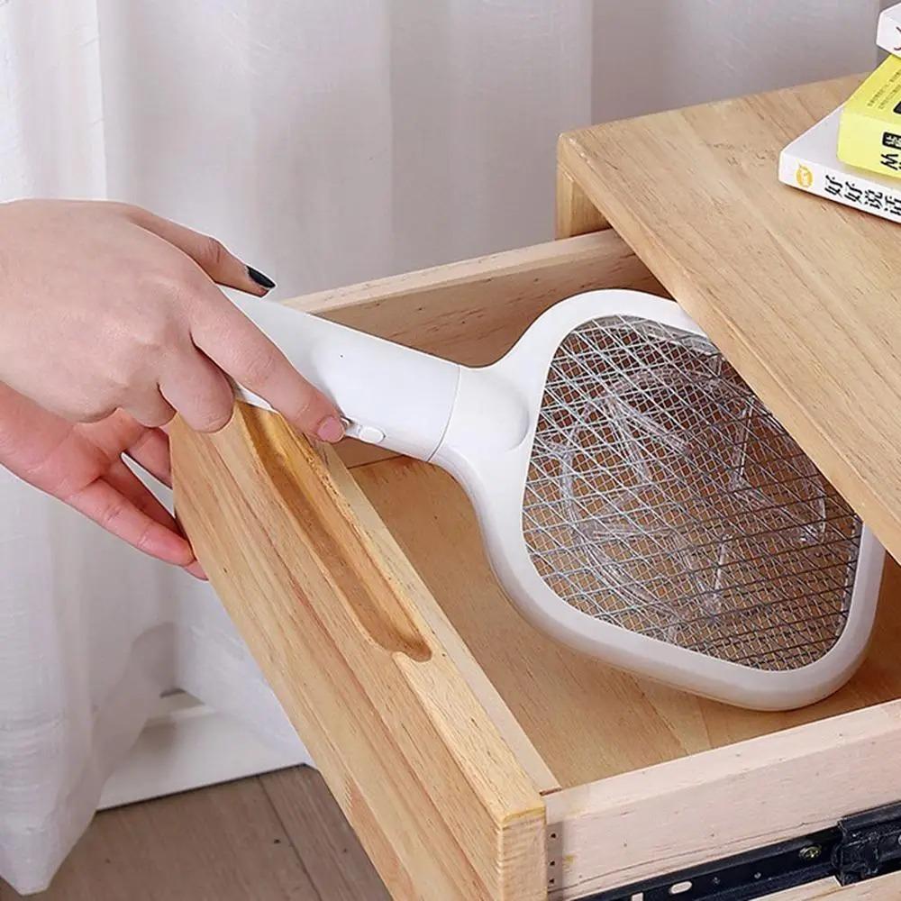 USB Rechargeable Electric Bug Zapper UV Light Mosquito Killer Lamp Mini Insect Racket  Summer