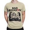 Повседневные футболки Bad Religion для мужчин с круглым вырезом, 100% хлопок, футболки с коротким рукавом, классические топы