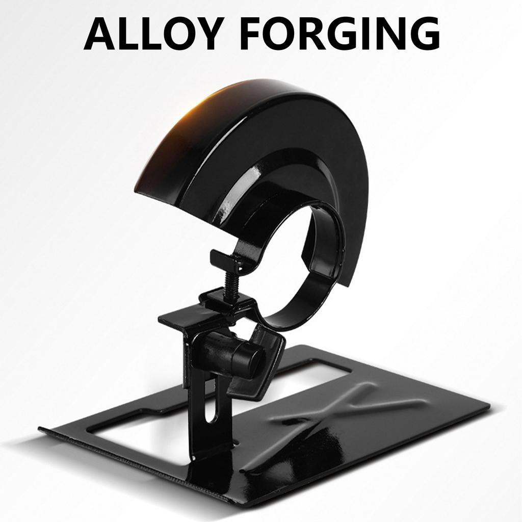 Подставка для угловой шлифовальной машины и защитная крышка для угловой шлифовальной машины типа 100. Отрегулируйте металлическую опору с безопасным щитком.