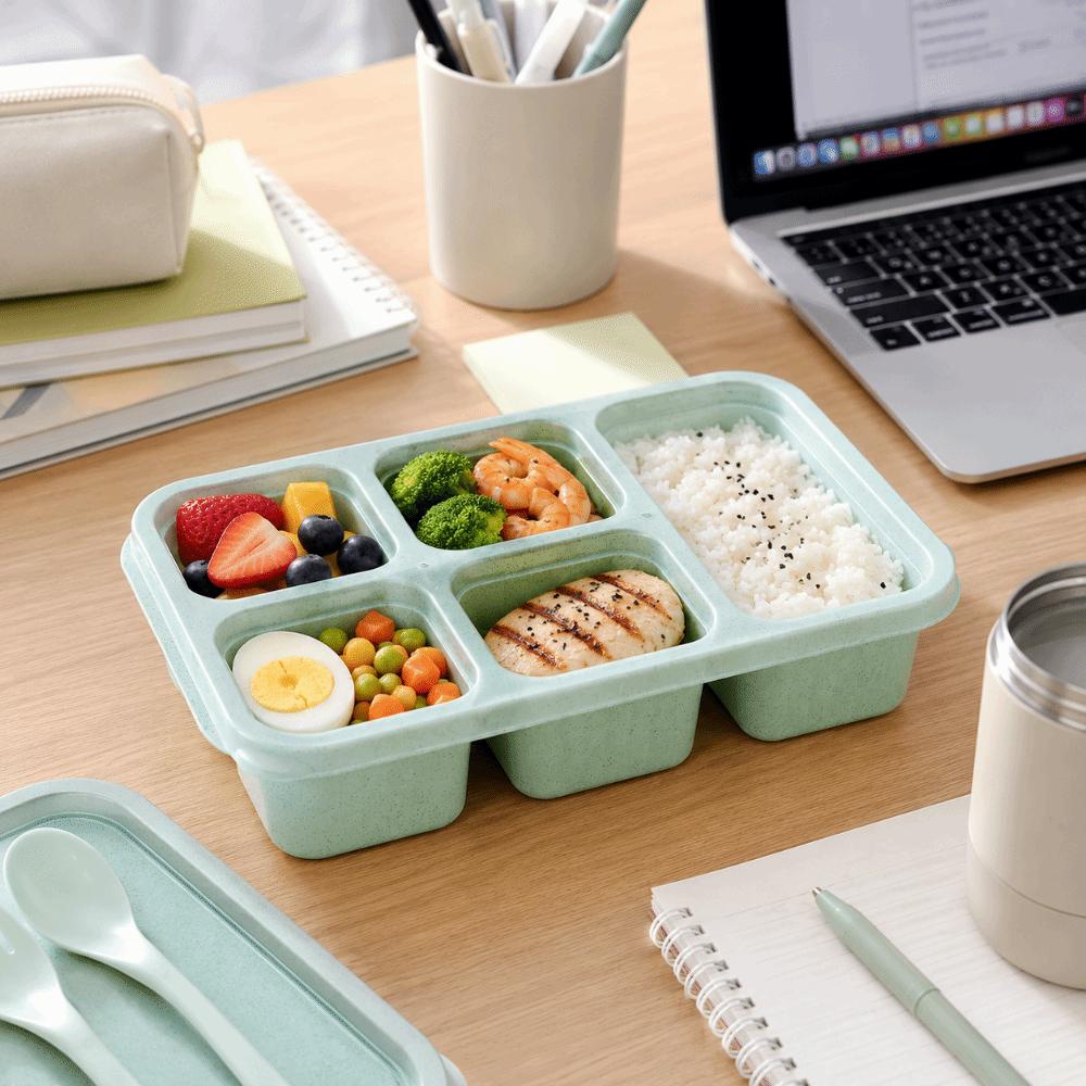 Plastic Fruits Box Transparent Lid Food Storage Box Fresh-keeping Lunch Box Students