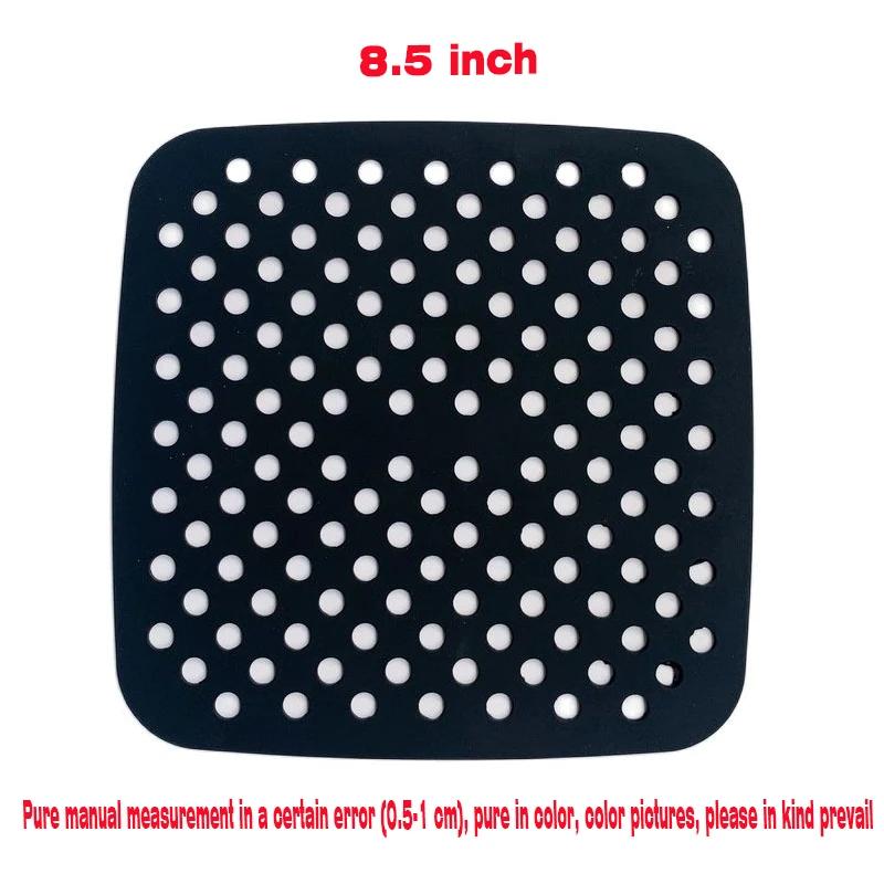Reusable Air Fryer Silicone Mat Non-stick Baking Mat Pastry Tools Bakeware Oil Mats Cake Grilled Saucer Kitchen Accessories