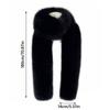 Fashionable 180cm Fake Fur Long Scarf Soft Fur Decor Winter Fluffy Scarf Thick Ladies Neck Warmer Scarves Outdoor