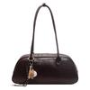 Retro Fashion Versatile Shoulder Bag Autumn and Winter New Niche Design Texture Simple Casual Large Capacity Bowling Bag