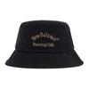 New Balance Cotton Bucket Hats Unisex Black/Blue New Balance LAH43403
