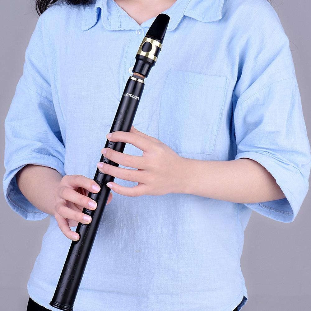 Ammoon Мини Карманный Саксофон-Альт Bb Сакс ABS с Мундштуками для Альта 10 шт. Трости Сумка для Переноски Деревянный Духовой Инструмент