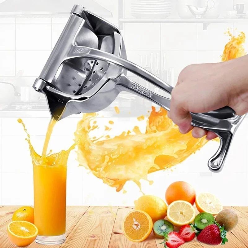 Portable Manual Fruit Manual Juice Squeezer Aluminum Alloy Hand Pressure Juicer Pomegranate Orange Lemon Juice Kitchen Fruit Too