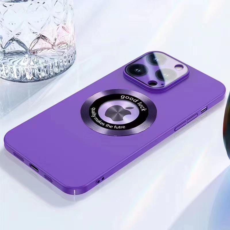 Подходит для iPhone 16 Crystal Shield Следы утечки Магнитная адсорбция Чехол для мобильного телефона Матовый Apple 15 ProMax Полностью закрывающий Противоударный чехол