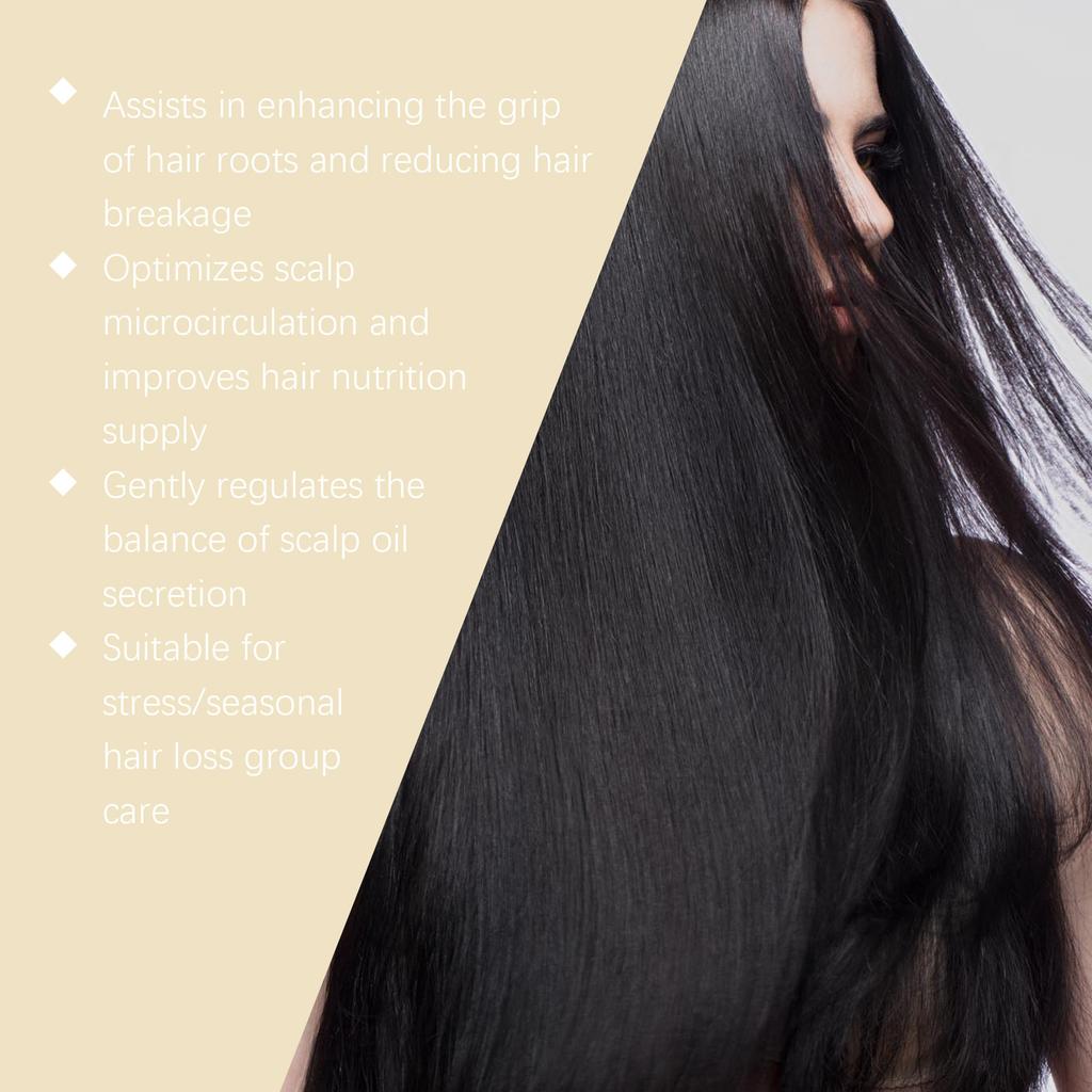 Растительное масло против выпадения волос увлажняет, защищает и укрепляет волосы, подходит для чувствительной кожи головы, 60 мл