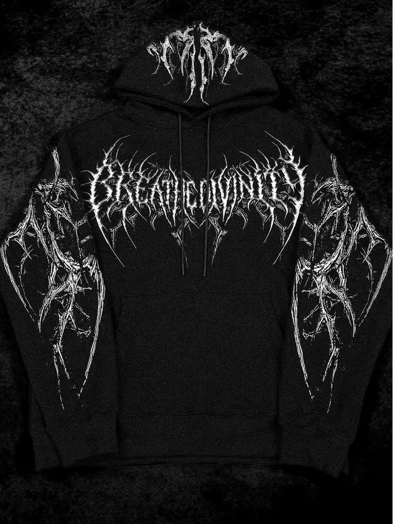 Breathedivinity Мужская толстовка-куртка большого размера с принтом Осень