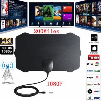 1080P 200-мильная антенна ТВ цифровая HD Skywire 4K антенна цифровая внутренняя HDTV