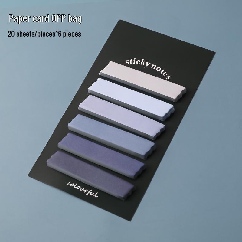 Пишущиеся индексные закладки-стикеры в цветах Моранди для студентов – Закладки для классификации и указатели для сменных листов