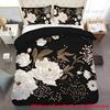 Классический цветочный узор 3D-печать Пододеяльник Ретро Элегантный Домашний текстиль Мягкий пододеяльник Наволочки Весенняя тематика Постельный комплект