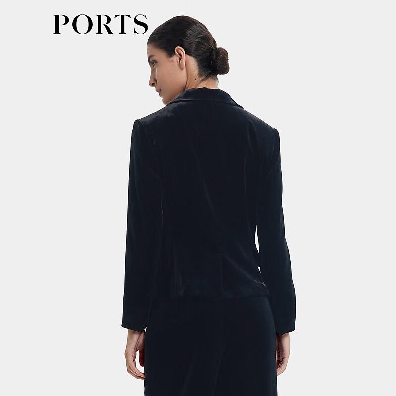 Ports Женская куртка средней длины с V-образным вырезом и длинным рукавом
