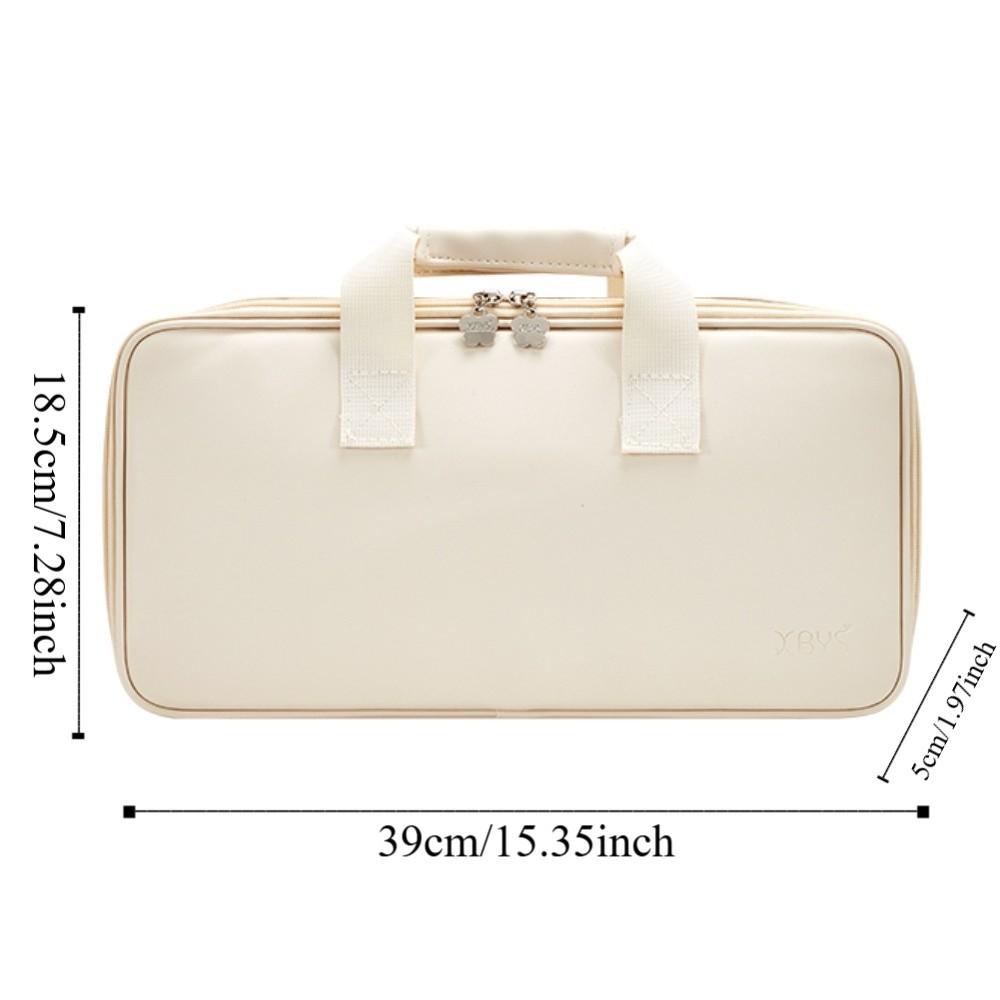 65/75/87/98 Keys Mechanical Keyboard Storage Bag Thickened Fabric Large Capacity Keyboard Protective Bag Waterproof PU Leather