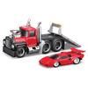 Maisto Масштаб 1/64 Muscle Machines 1980 MACK R685ST Платформа/Lamborghini Countach Красная Литая Модель Машины 11552