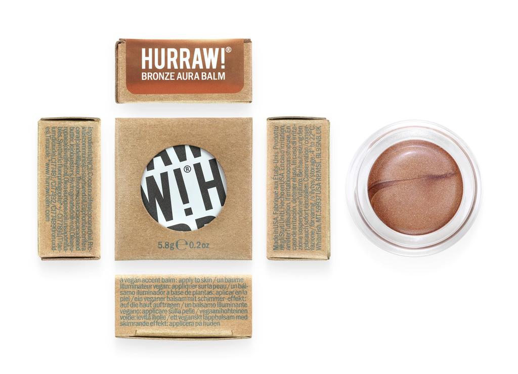 AURA Bronze Aura Accent Balm Genuine Japanese Eye Shadow HURRAW!BALM HURRAW! 5.8g