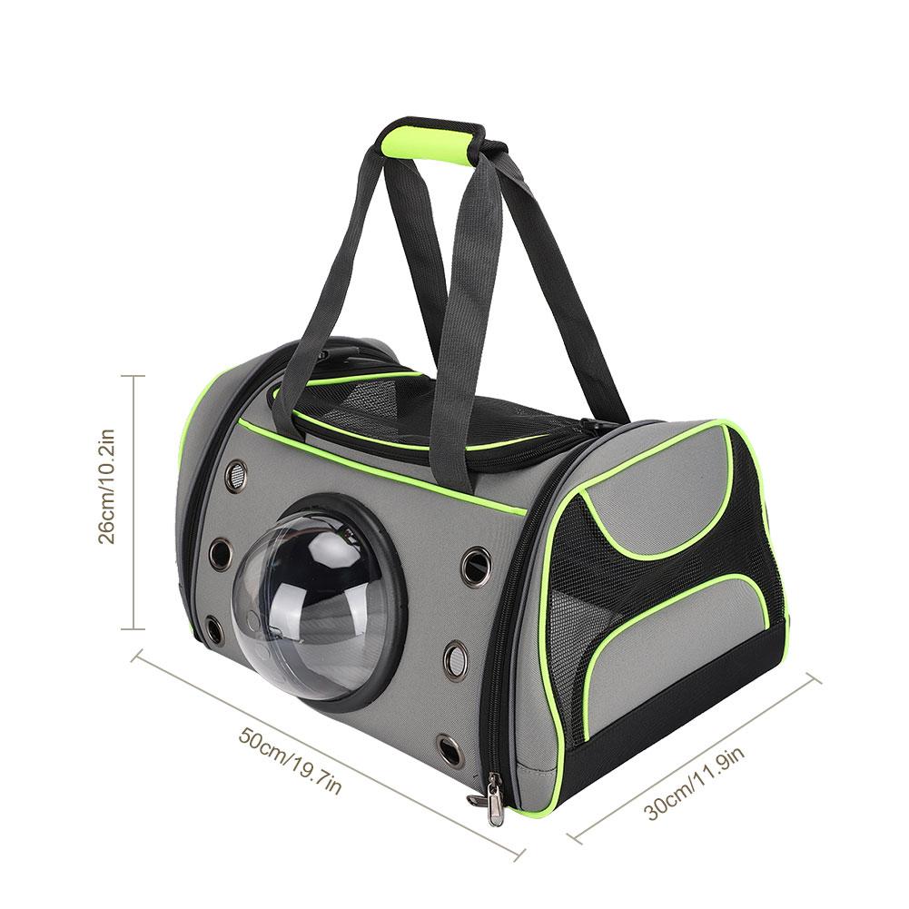 Портативная складная сумка-переноска для собак и кошек, дышащая дорожная сумка, прозрачная космическая капсула астронавта