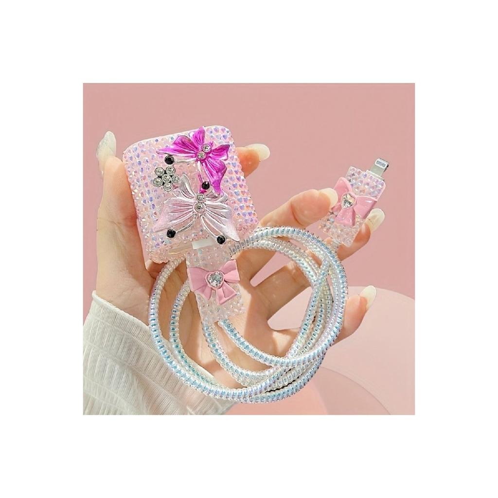 Чехол для зарядного устройства, совместимый с Iphone 18 Вт/20 Вт, защита зарядного кабеля, набор из 4 защитных чехлов для зарядки