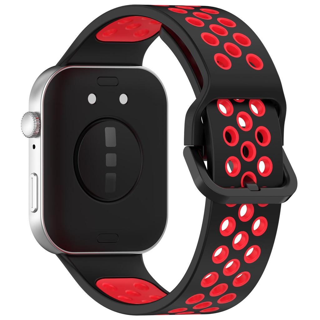 For Huawei Watch Fit 3 Soft Silicone Watch Strap Replacement Dual Color Band