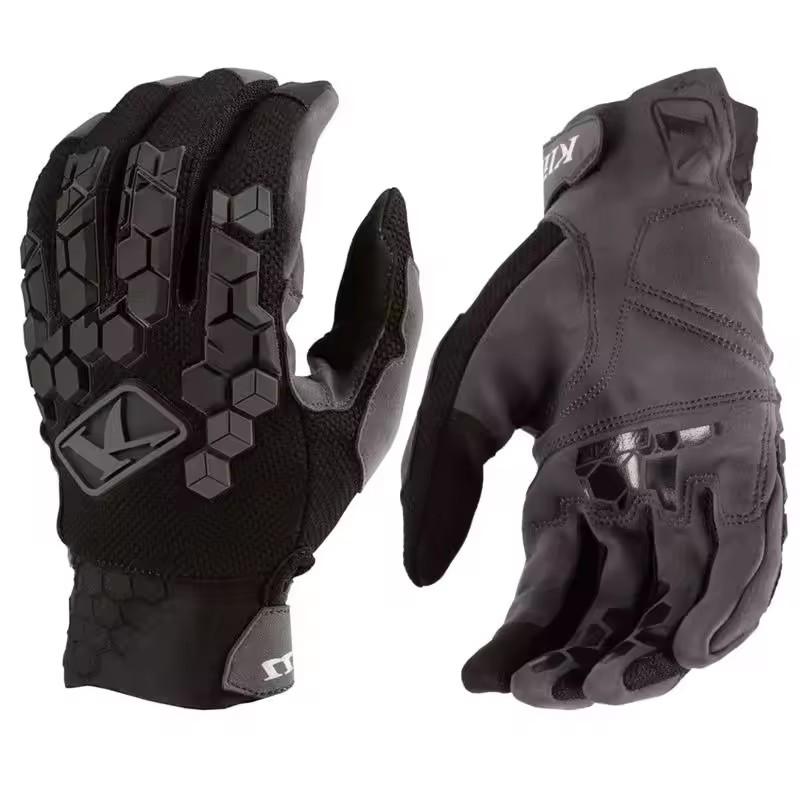 NEW KLIM Motocross Gloves Breathable Touchscreen Full Finger with Anti-Slip Grip for Men & Women - ATV MTB BMX Racing gloves