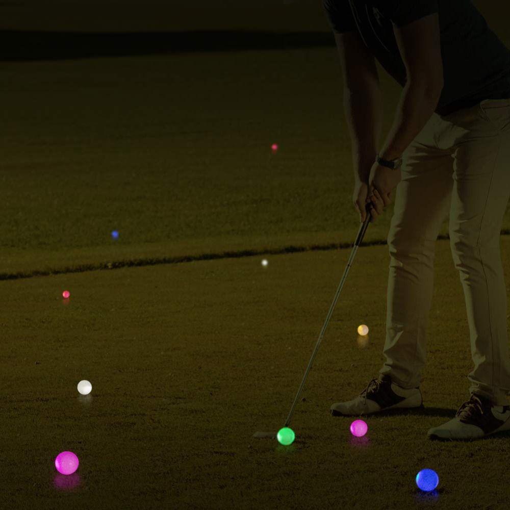 40 Hours Battery Life Glow In The Dark Golf Balls Resettable Time Light Up Golf Balls Golfer Gift