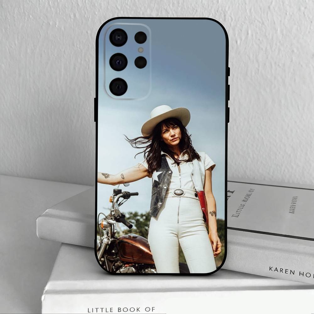 Чехол для телефона L-Lana D-Del R-Rey для Samsung S25,24,23,22,30,21,10,9,Ultra,Plus,Lite,FE,4,5 G Мягкий черный чехол