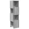 Corner Cabinet 25.5x25x102cm Engineered Wood Sonoma Grey