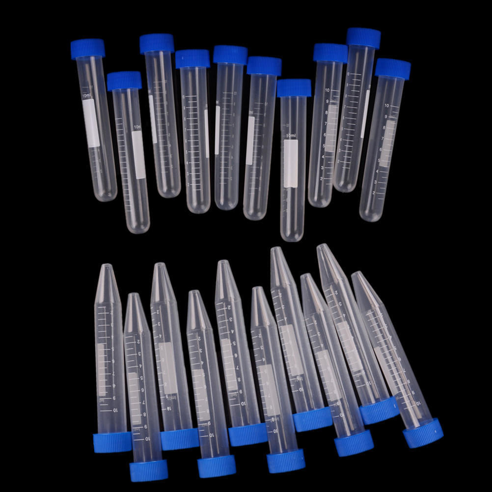 10X 10 мл пластиковая центрифуга пробирка флакон контейнер самостоятельная винтовая крышка