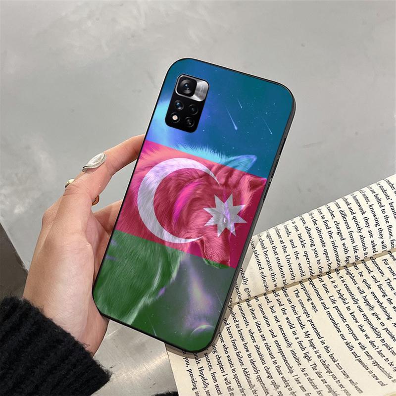 Чехол для телефона с флагом Азербайджана для Xiaomi Redmi note 13 12S 12 Pro 11S 11 10 Pro 10S Note 12S Redmi 10 10C 9C 13C