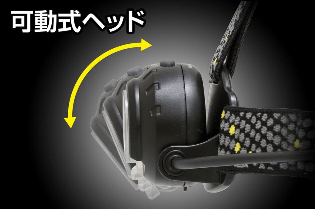 GENTOS LED Headlight USB Rechargeable 600 Lumens 8 Hours of Practical Lighting Rear Recognition Uses Dedicated Rechargeable Battery or 3 AA Batteries