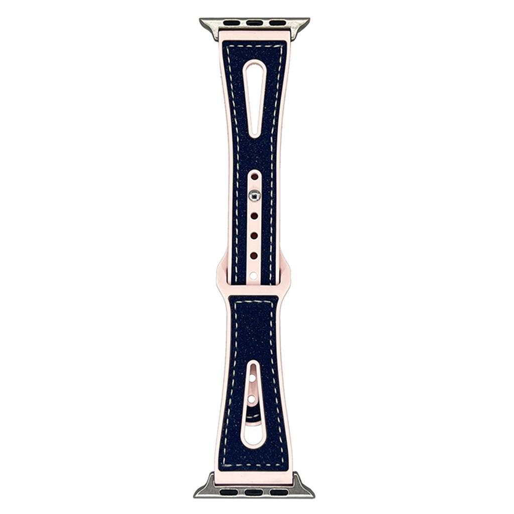 Силиконовый ремешок для часов с блестками для Apple Watch Series 10 9 8 7 SE 6 5 4 3 2 1 42 мм 41 мм 40 мм 38 мм