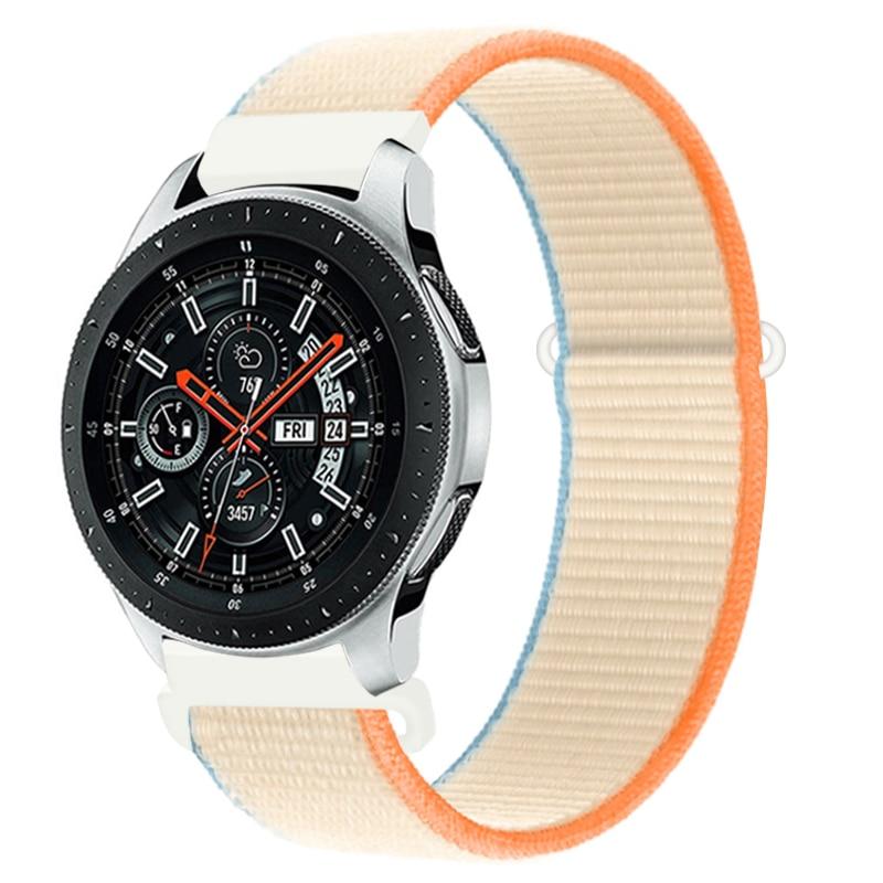 Ремешок 20/22 мм для Galaxy Watch 3/46/42 мм / активный 2 ремешка Samsung Gear S3 Frontier Sport нейлоновый браслет Huawei watch GT 2 41 45 мм