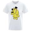 Muttley T Shirt Cartoon Funny Cotton Laughing Dog Humor Hihi HeeheeFashion Street T-shirt Men Brand Tee Shirt