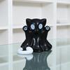 Cutes Mini Cat Ghost Figurine Spooky Resin Ghost Statue Cute Ghost Ornaments Perfect For Indoor & Porch Halloween Decor Tabletop