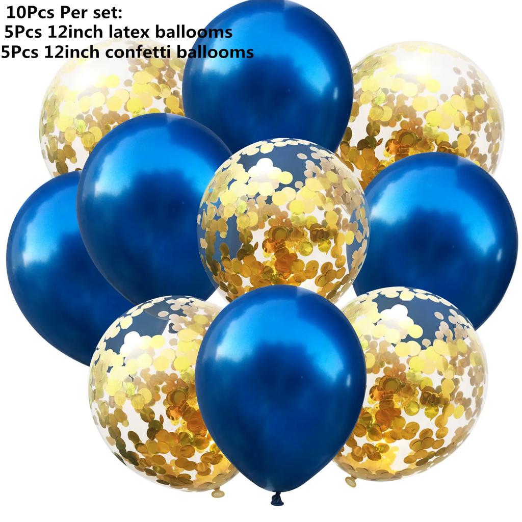 10/14 шт. Микс из розовых розовых шаров, сердечек, звезд, розового золота, конфетти, шары для украшения дня рождения, детей, взрослых, воздушные шары, свадебные шары