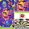 Dart Board for Kids Shooting Games with Toy Guns Sticky Balls Darts Indoor Outdoor Party Sport Toys Birthday Gift for Boys Girls
