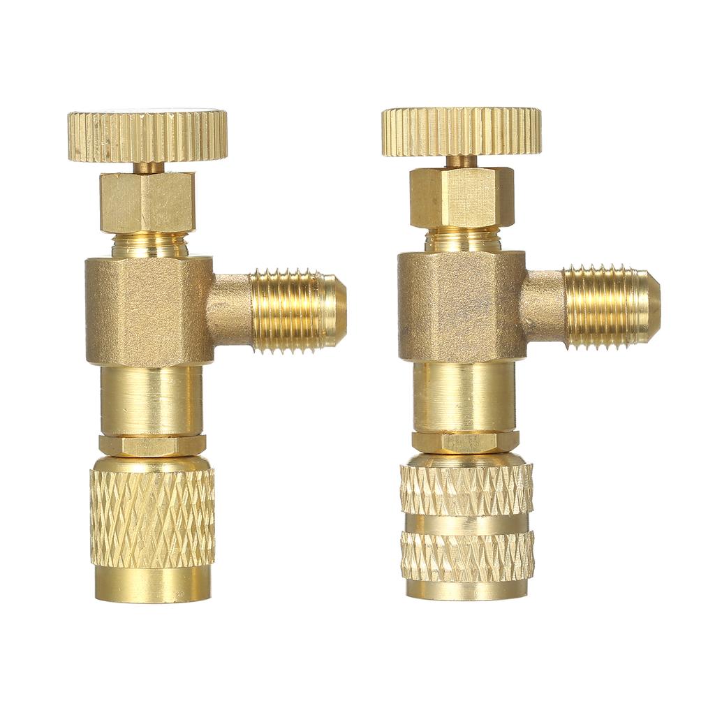R12 R410 Refrigerant Charging Valve, Conditioning Refrigerant Liquid Valve Copper Control Valves Copper and Valve