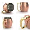 AEE4-Кружка для Moscow Mule из нержавеющей стали, коктейльная кружка, пивная кружка